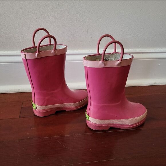 Western Chief hot pink toddler girl rain boots - Picture 3 of 8